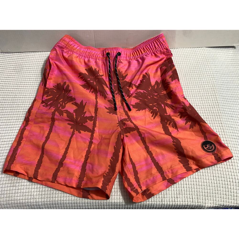 NEFF DAILY HOT TUB SHORT Swim Trunks BREEZE PALM Size MEDIUM
